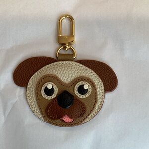 Lumenerie Leather Pug Bag Charm